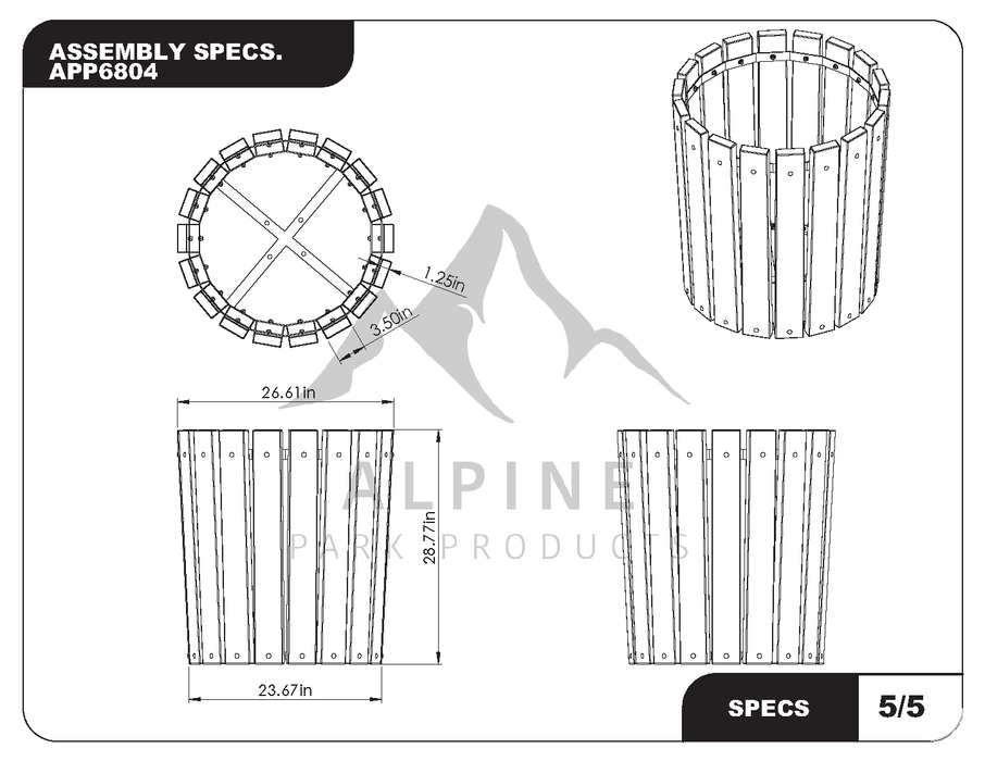 Houston Waste Receptacle