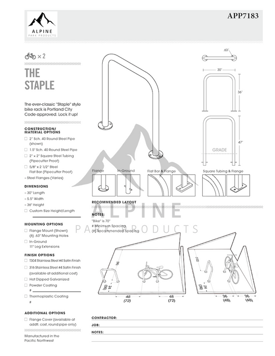 The Staple Bike Rack