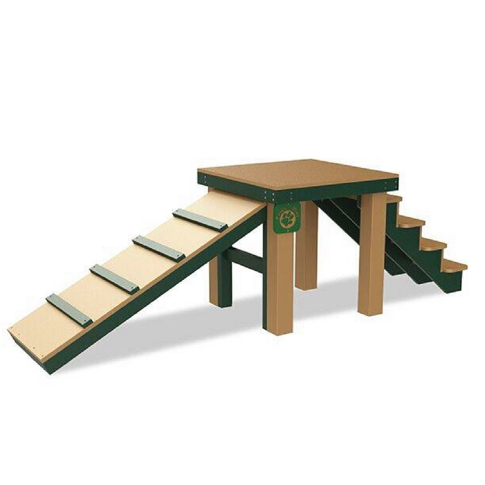 dog playscape (3 ramp) outdoor dog fun. In your colors