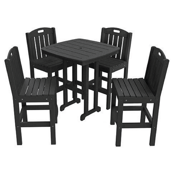 Traditional Bar Height Patio Dining Collection/ (4) Chair/ (1) Table