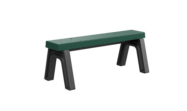 Providence Backless Benches with Recycled Plastic Frame